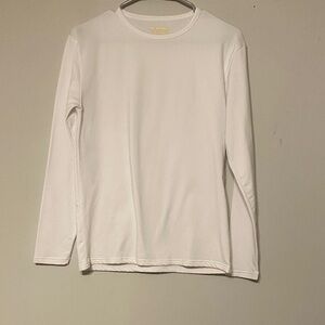 Thermajohn White Long Sleeve Tee